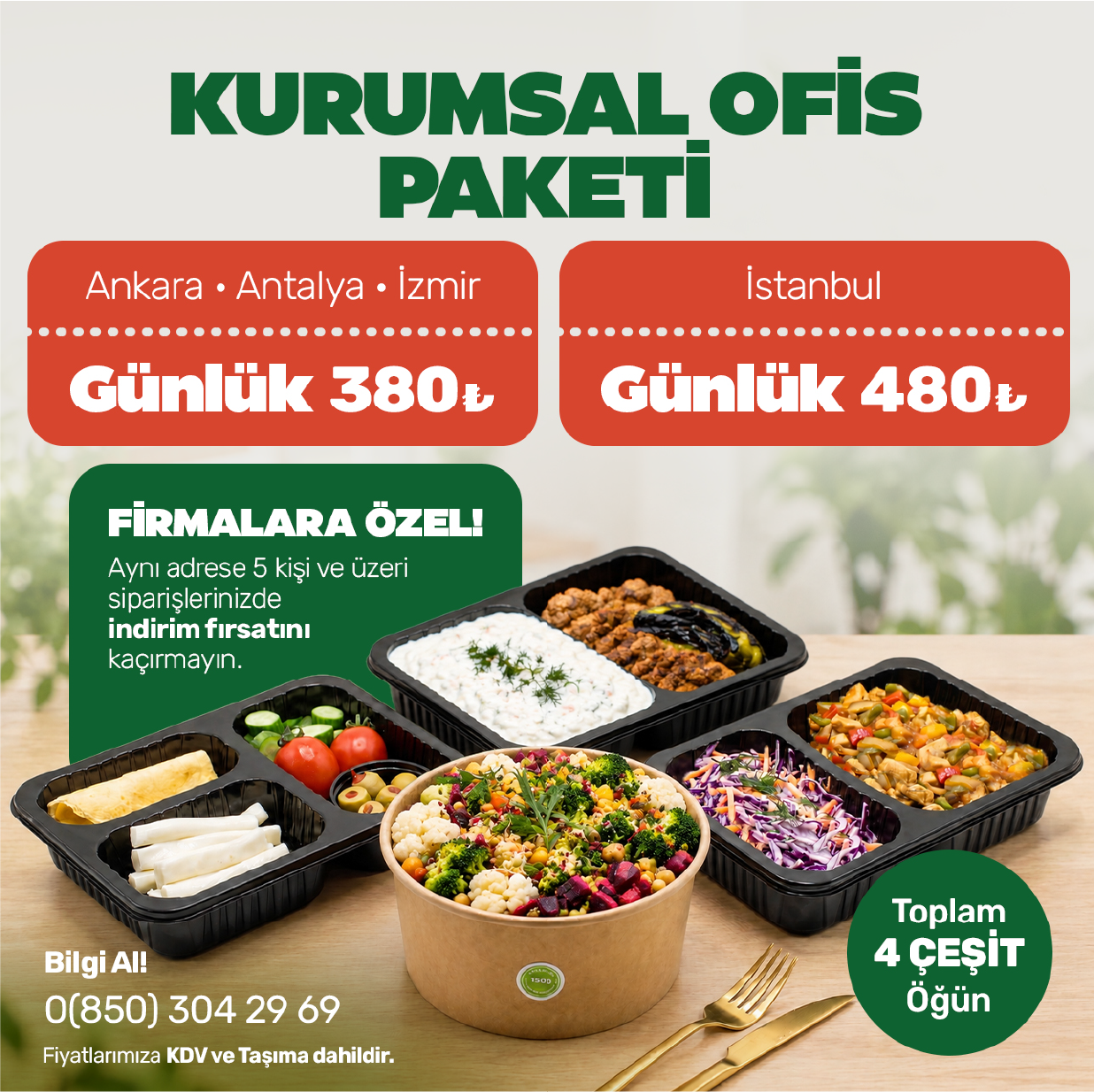 Kurumsal Öğlen Yemeği Ofis Pekti