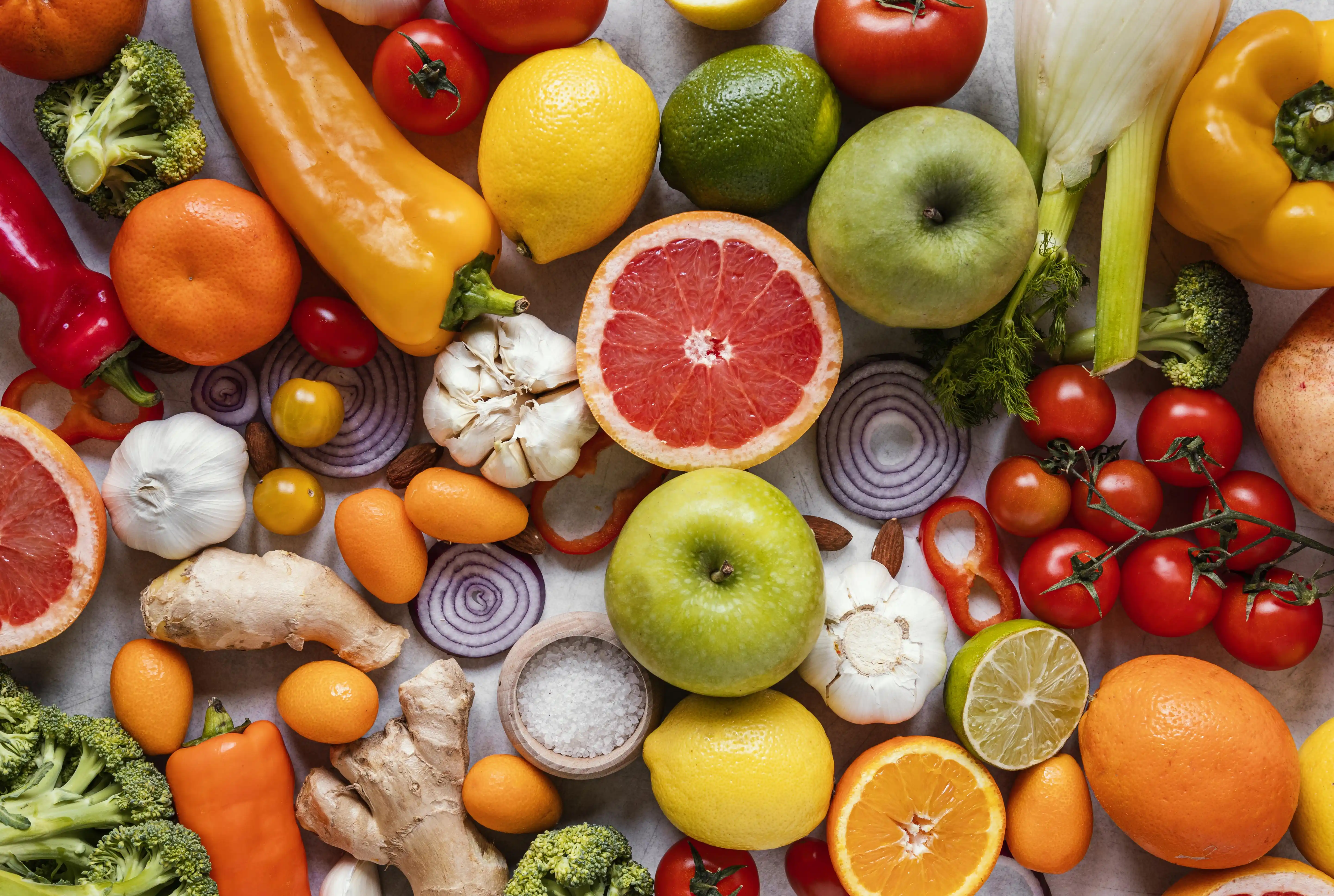 Dash diyetinde meyve ve sebze tüketin.