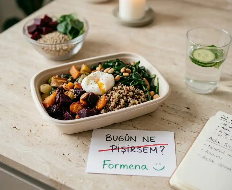 Formena diyet yemekleri sağlıklı beslenme ve mindful eating planlaması