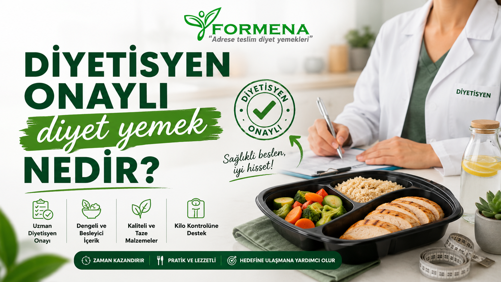 Diyetisyen onaylı diyet yemek nedir?