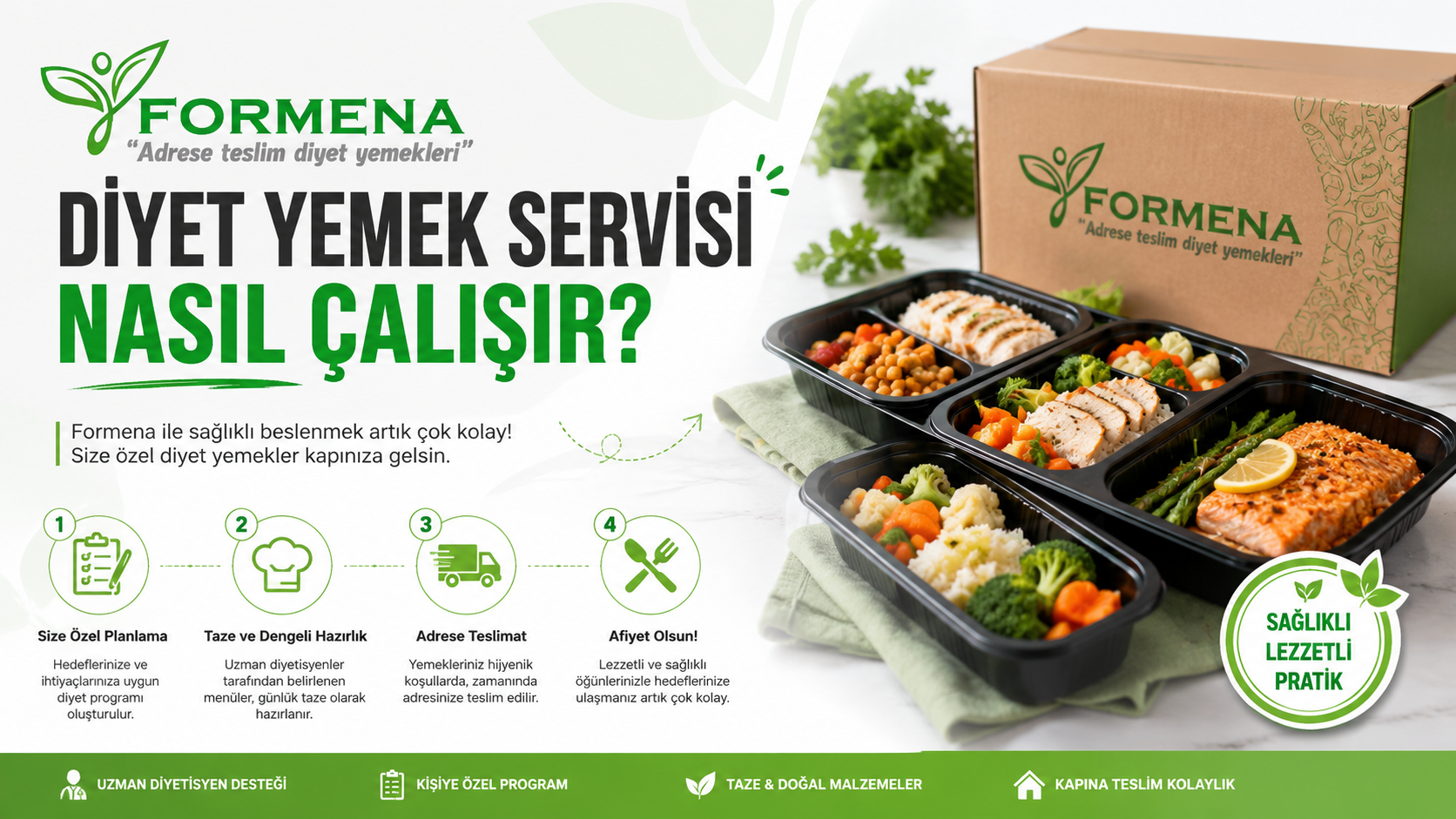Diyet yemek servisi nasıl çalışır?