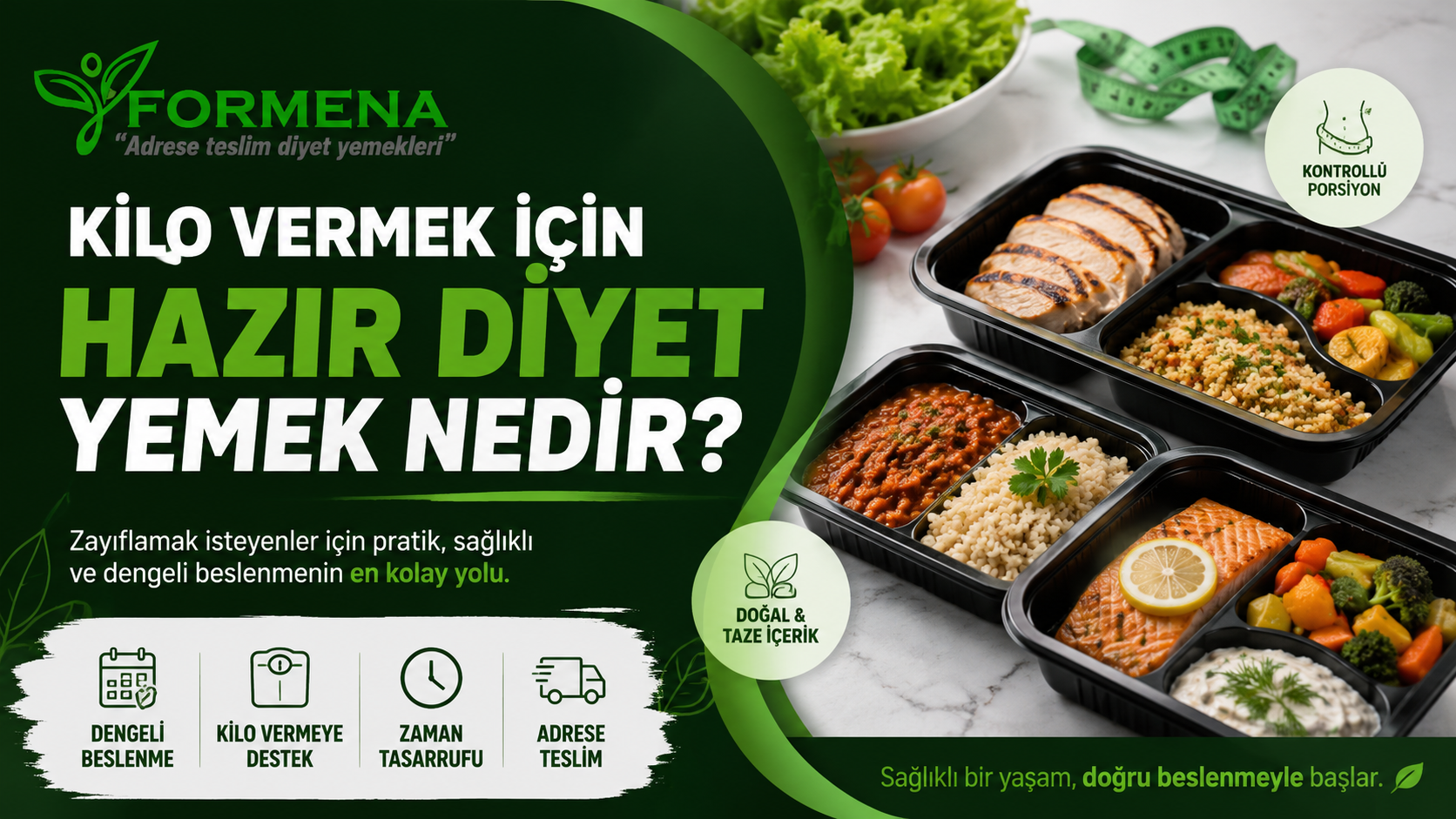 Kilo vermek için hazır diyet yemek nedir?