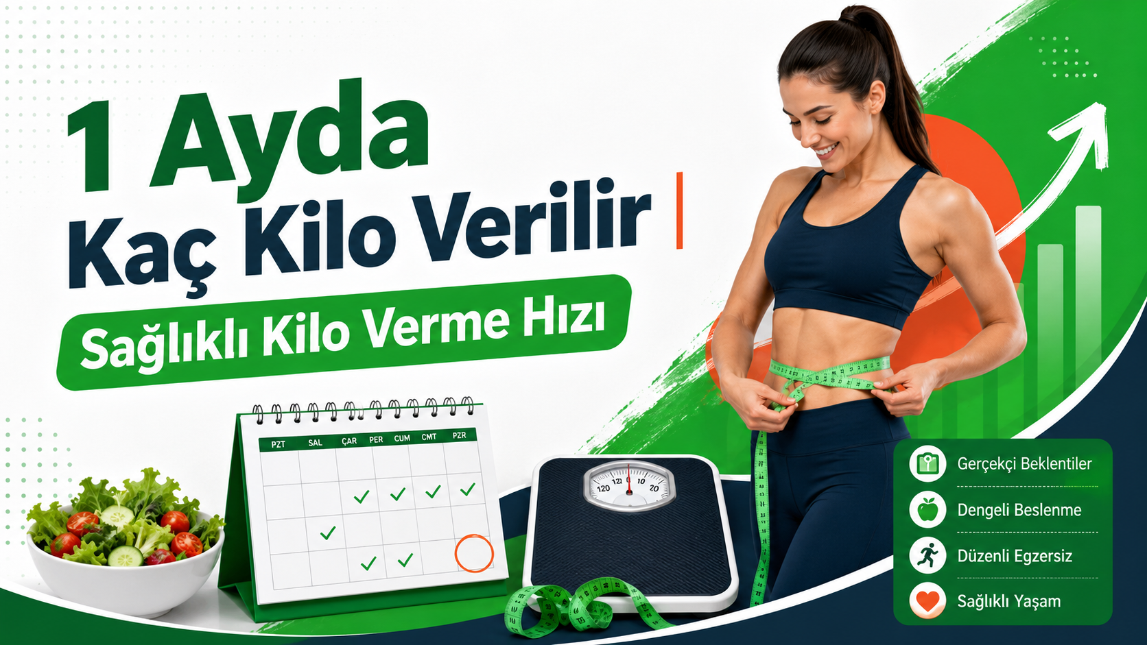 1 Ayda Kaç Kilo Verilir? Sağlıklı Kilo Verme Hızı