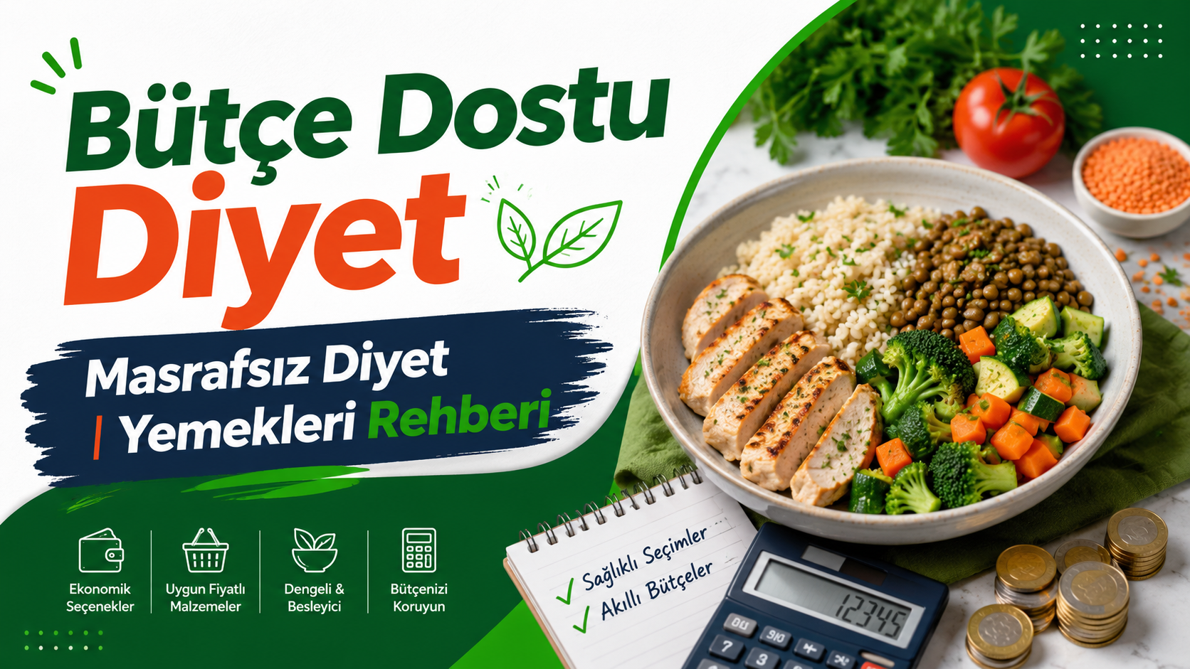 Bütçe Dostu Diyet | Masrafsız Diyet Yemekleri Rehberi