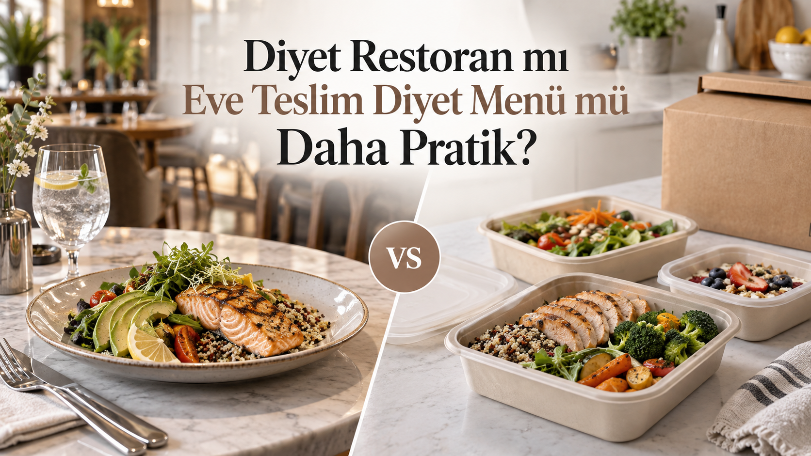 Diyet Restoran mı Eve Teslim Diyet Menü mü Daha Pratik?