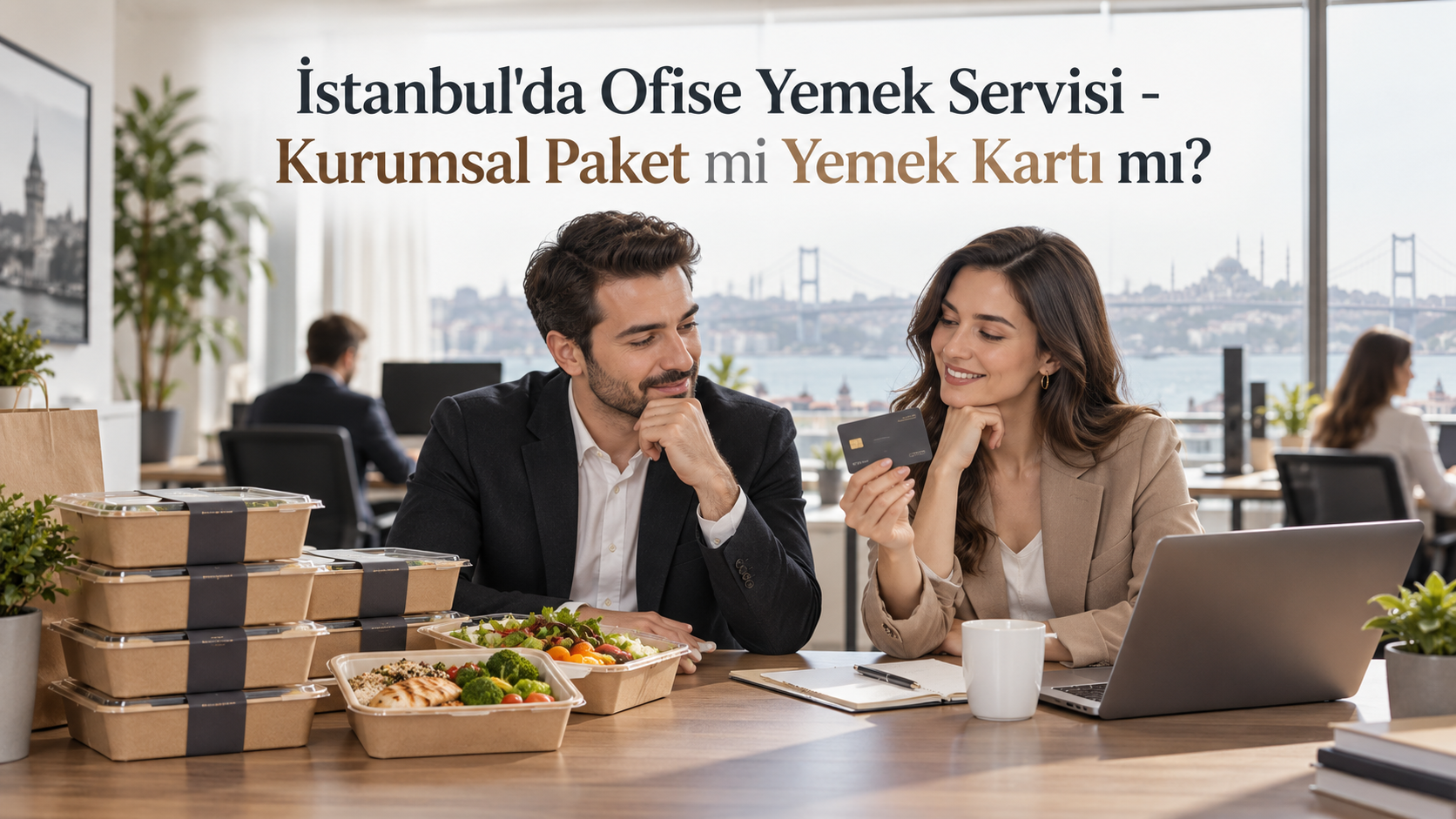 İstanbul'da Ofise Yemek Servisi - Kurumsal Paket mi Yemek Kartı mı?