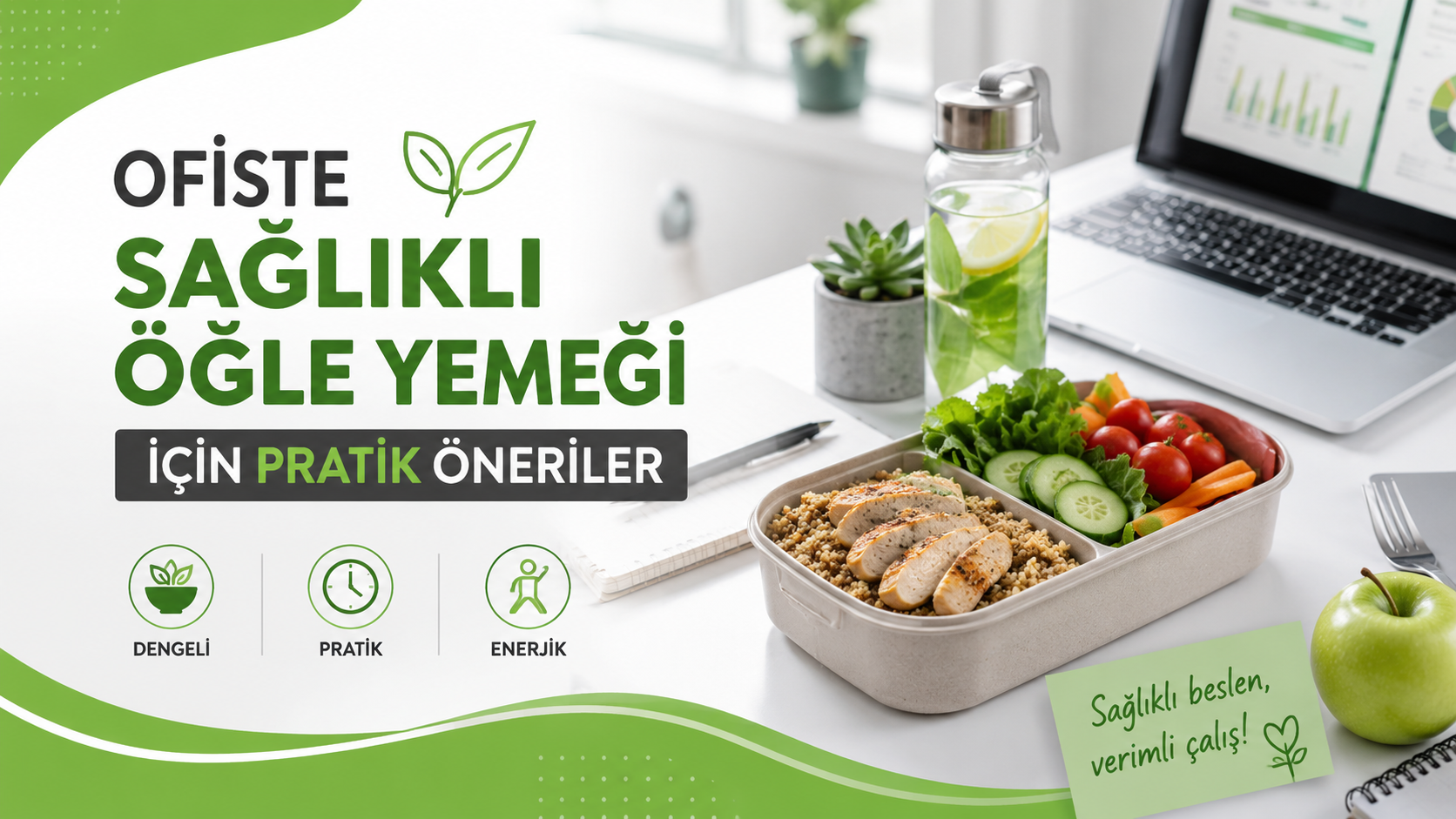 Ofiste Sağlıklı Öğle Yemeği İçin Pratik Öneriler