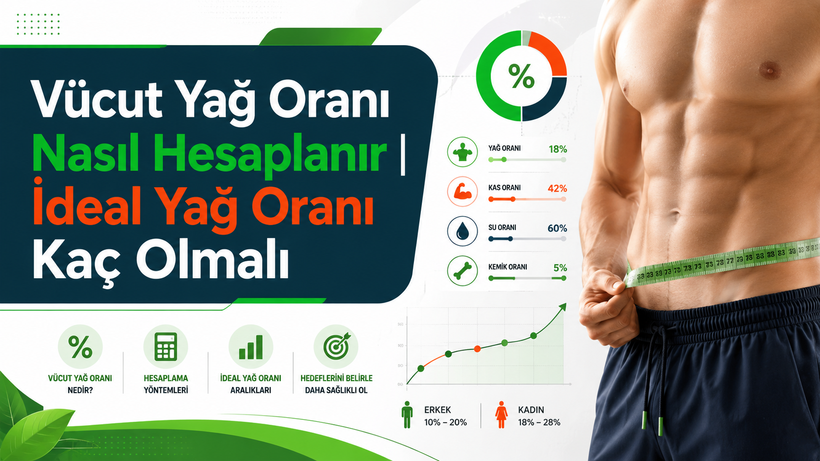 Vücut Yağ Oranı Nasıl Hesaplanır | İdeal Yağ Oranı Kaç Olmalı
