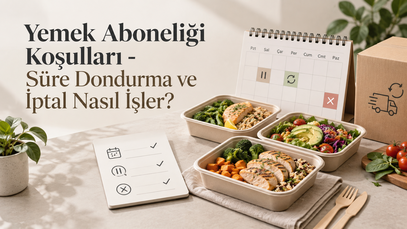 Yemek Aboneliği Koşulları - Süre Dondurma ve İptal Nasıl İşler?